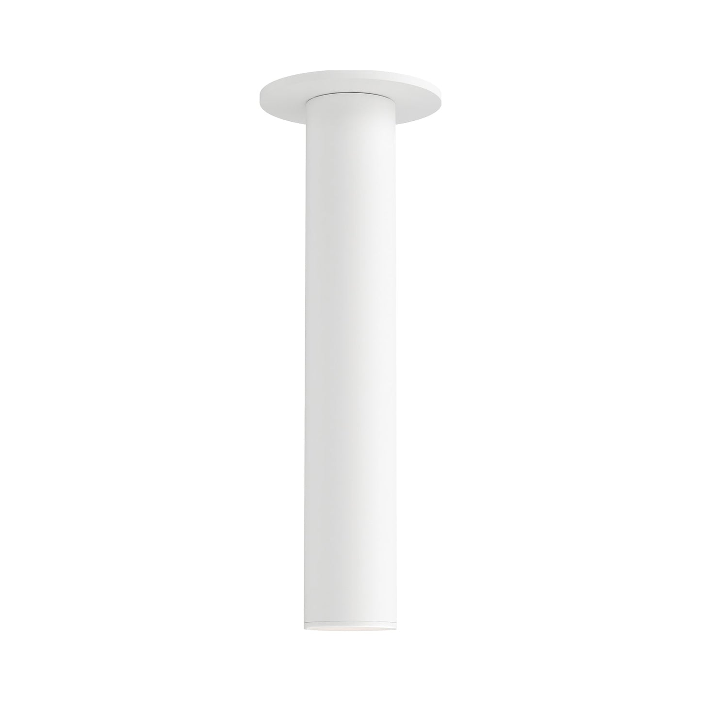 Calibro Outdoor LED Flush Mount Ceiling Light in White (15.25-Inch).