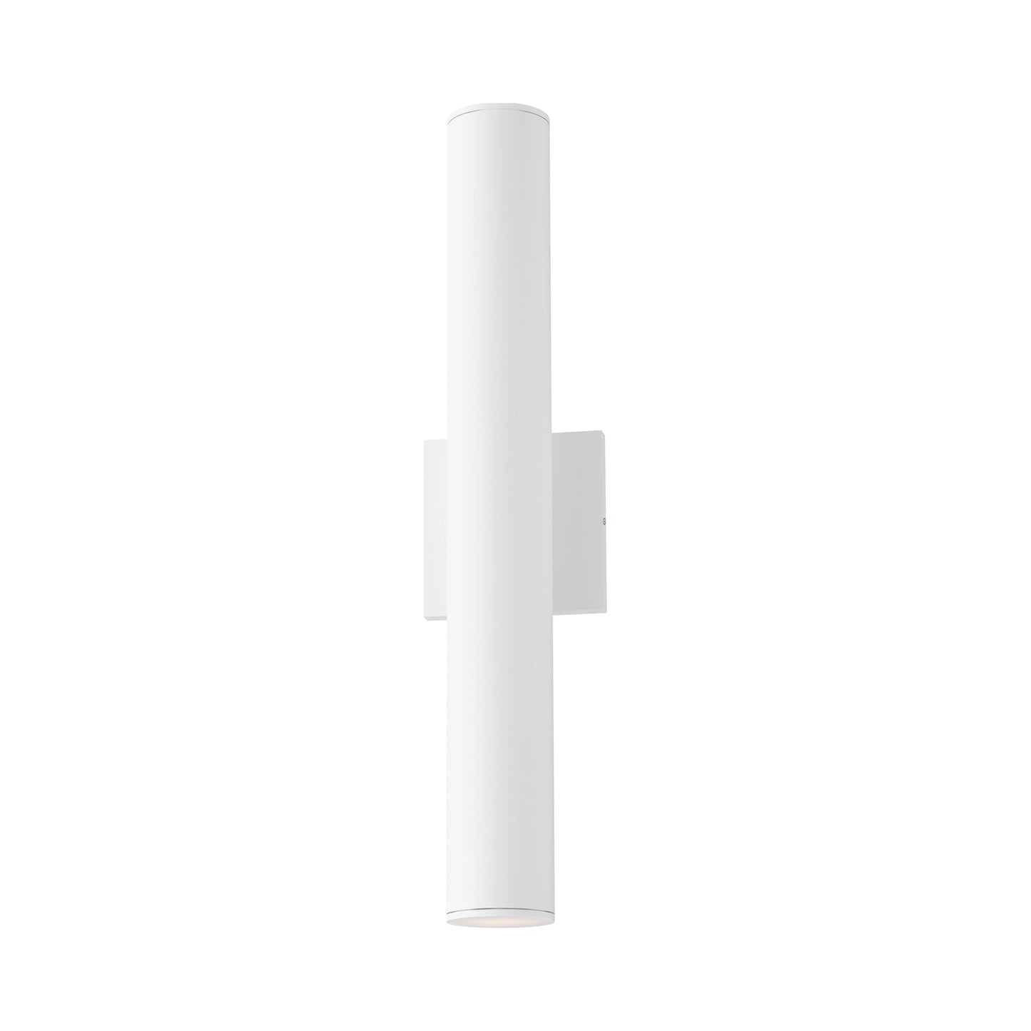 Calibro Outdoor LED Wall Light in White (19.75-Inch).
