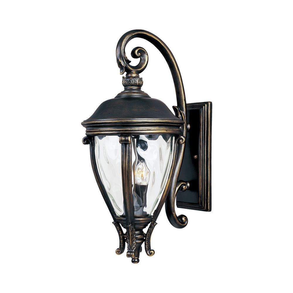 Camden Outdoor Wall Light in Golden Bronze (29-Inch).