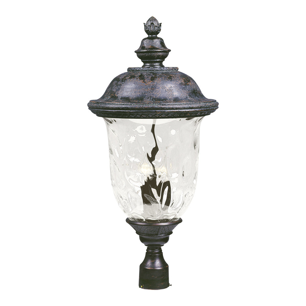 Carriage House Outdoor Post Light in Vivex Resin Composite (29-Inch).