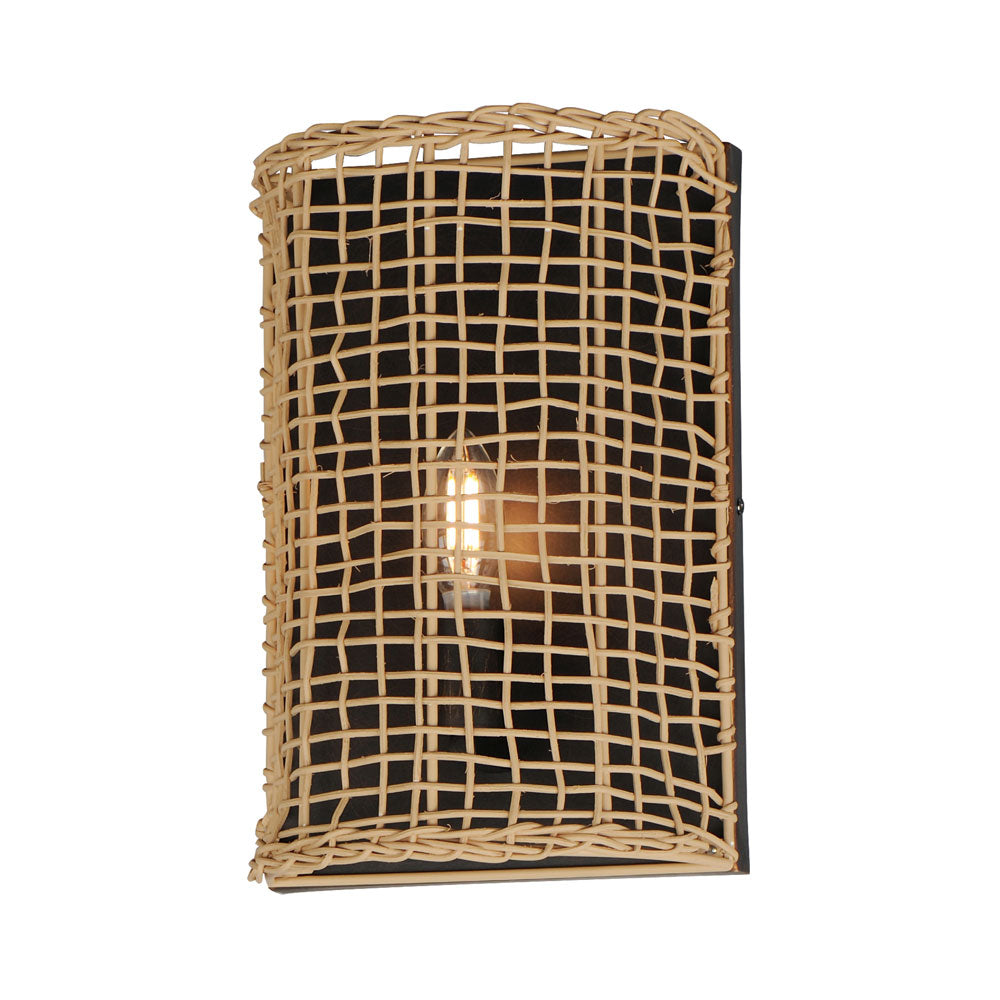 Cestino Wall Light in Antique Bronze.