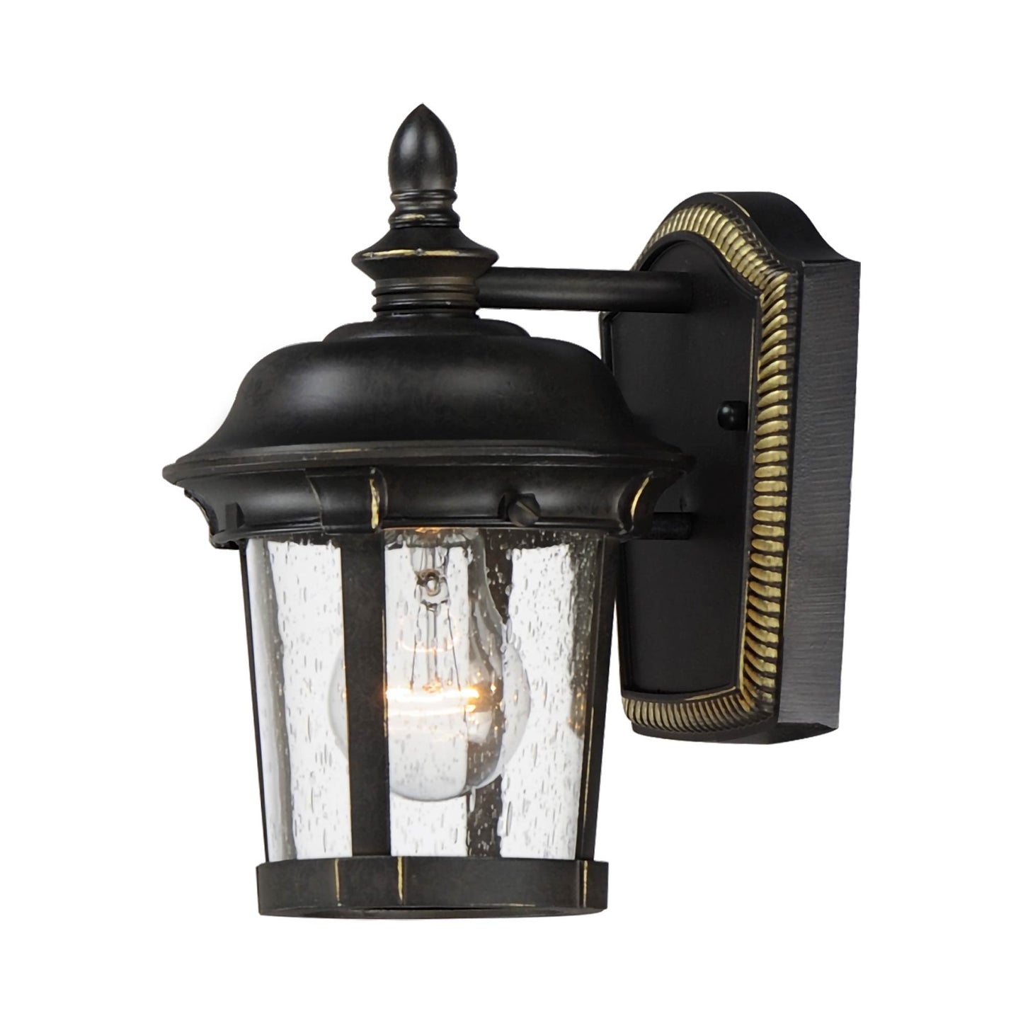 Dover Outdoor Wall Light (Seedy Glass).