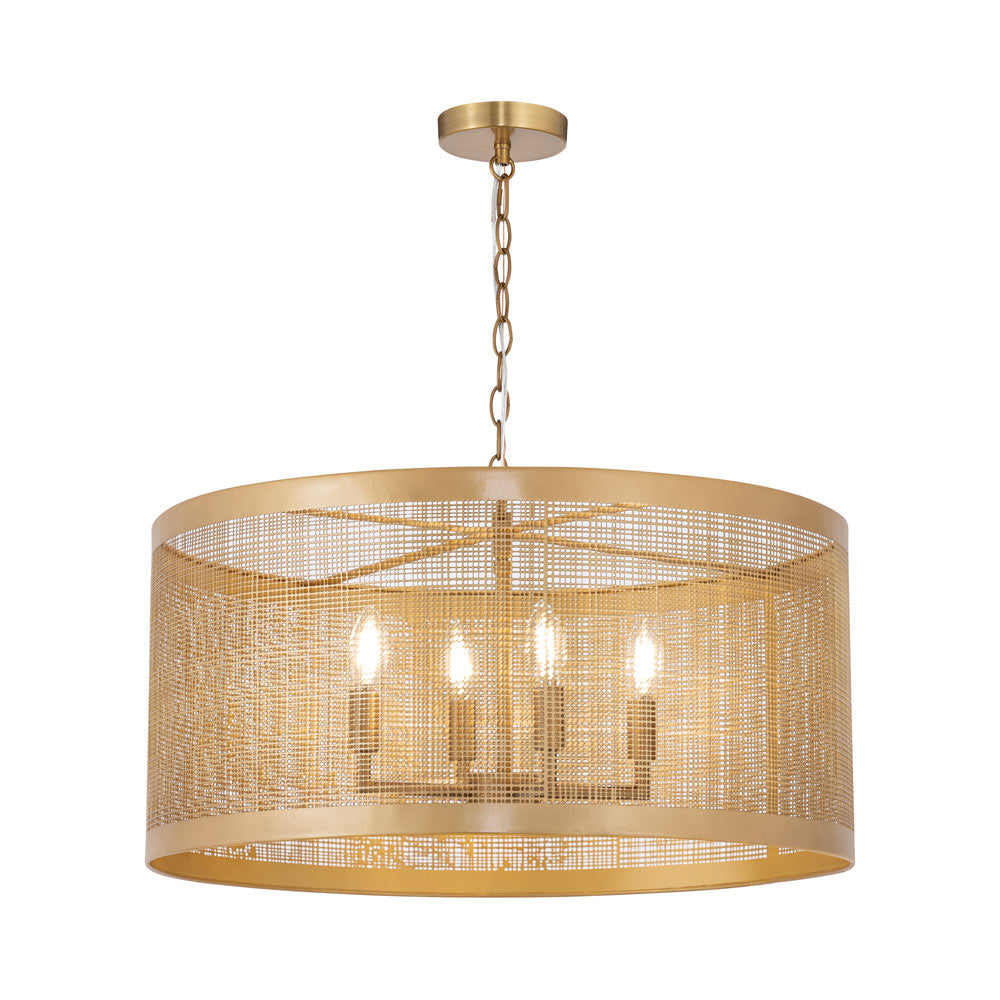 Hatcher Pendant Light in Gold (4-Light).