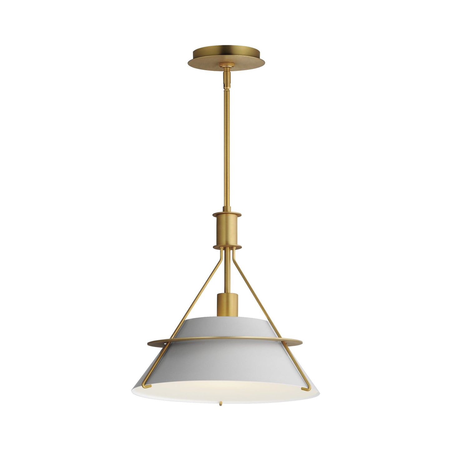 Lucas Pendant Light in Light French Gray (Large).
