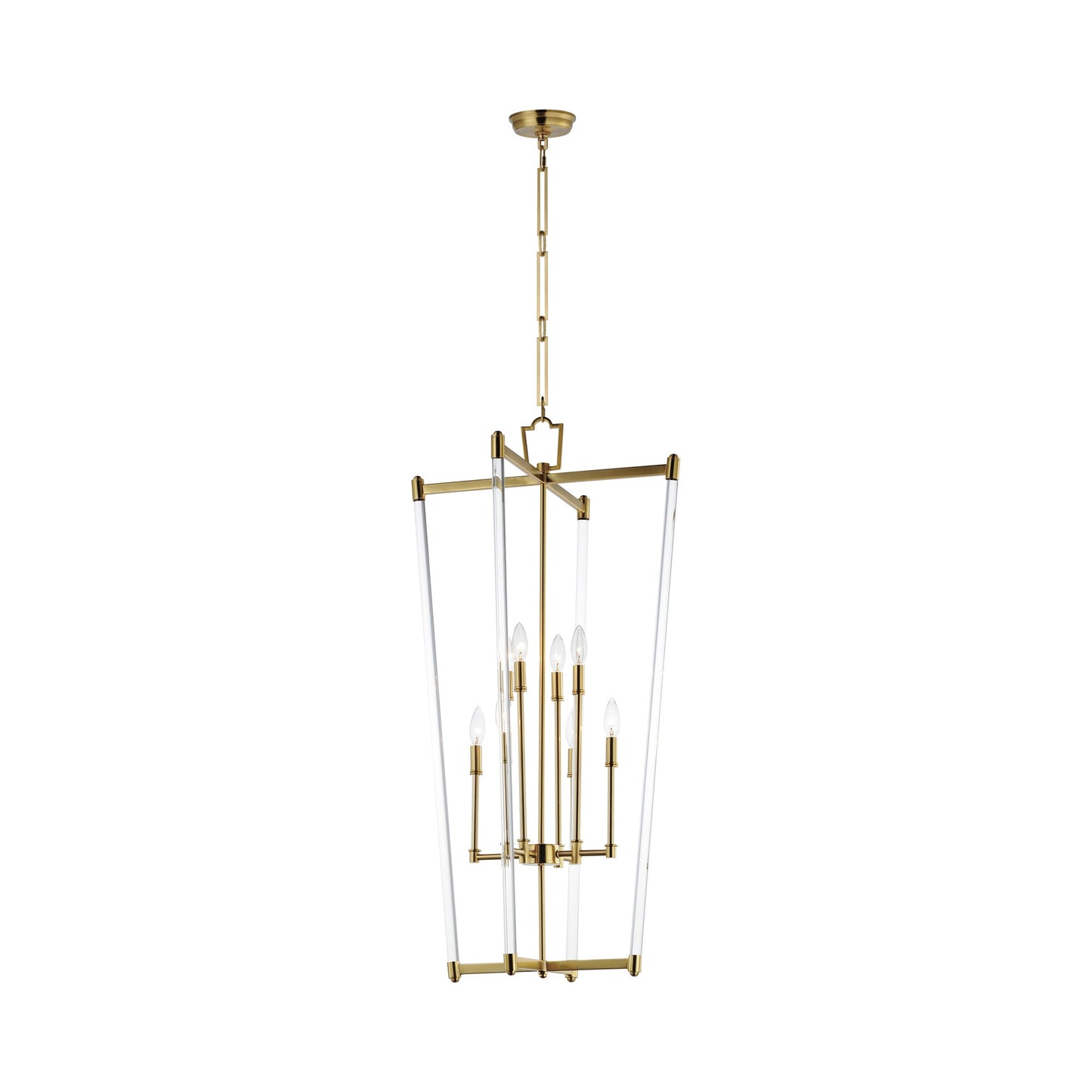 Lucent Elongated Pendant Light in Heritage.
