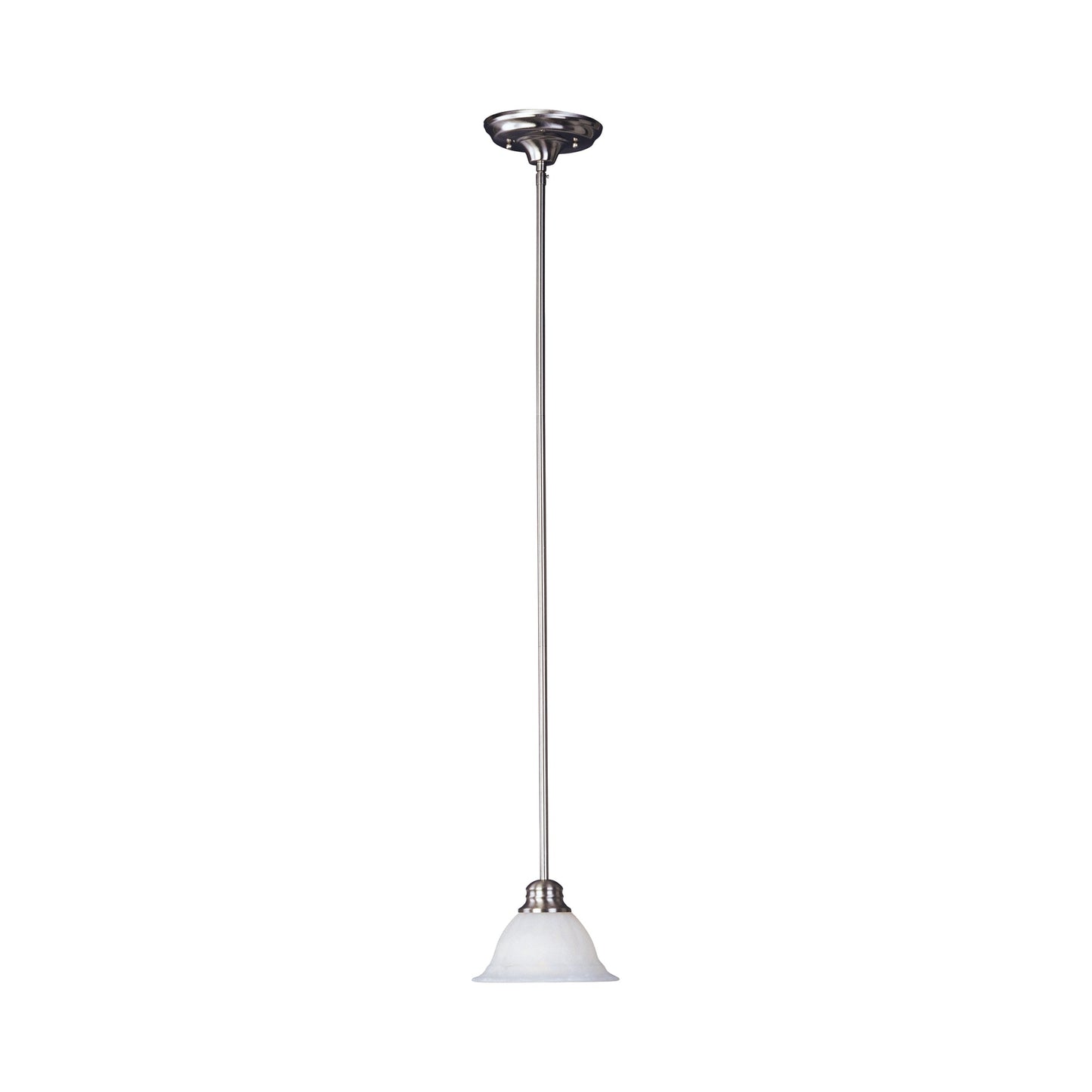 Marin Mini Pendant Light in Satin Nickel.