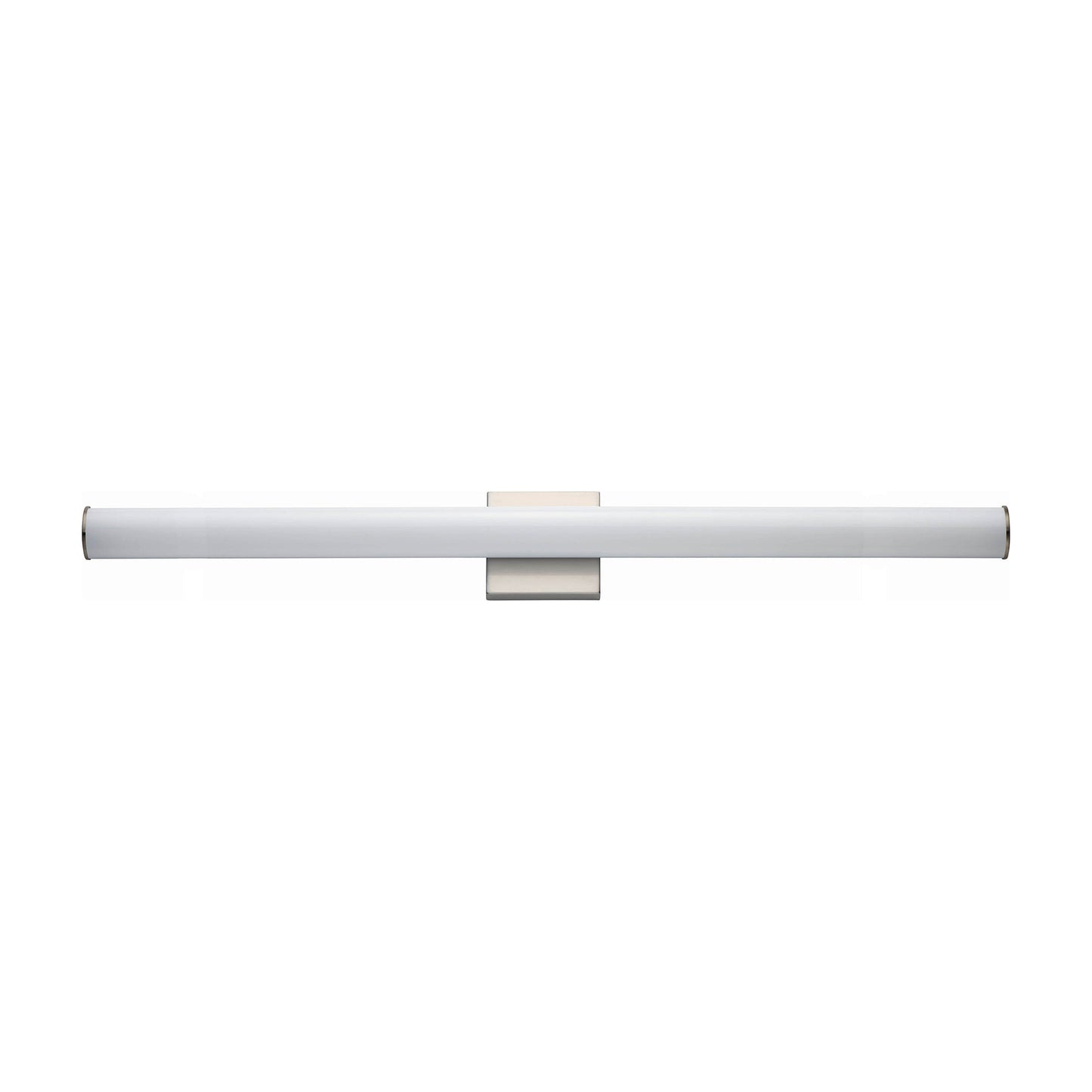Rail LED Bath Vanity Light in Satin Nickel (48-Inch).
