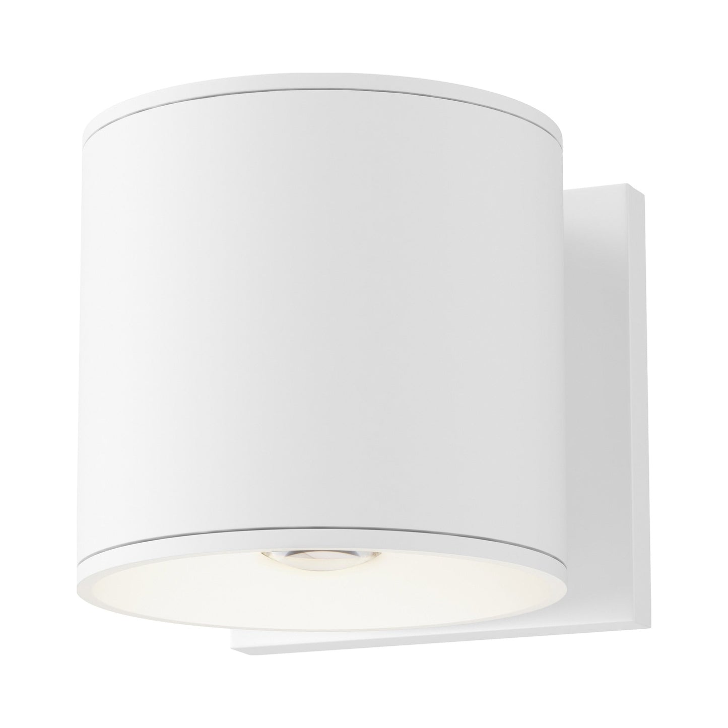 Stout Outdoor LED Wall Light in White (Square).