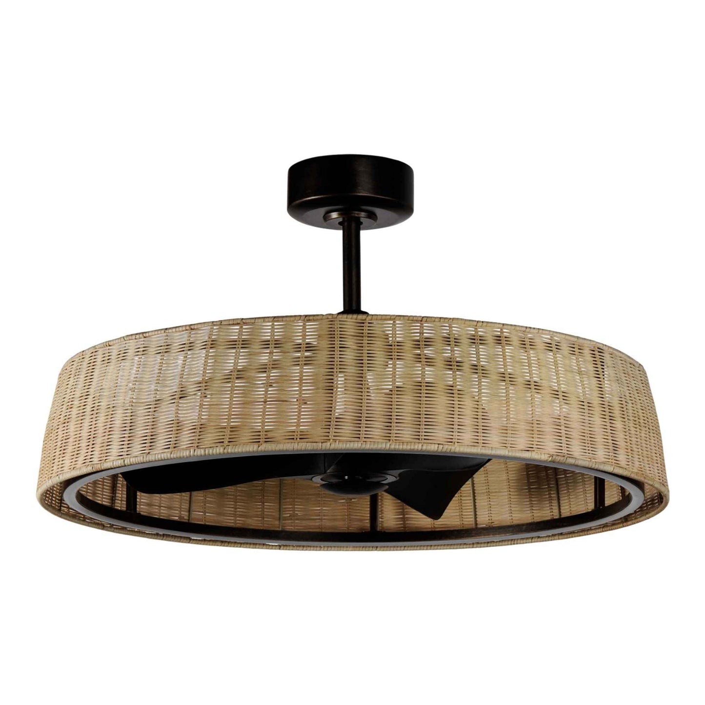 Tulum Outdoor LED Ceiling Fan in Natural (36-Inch).