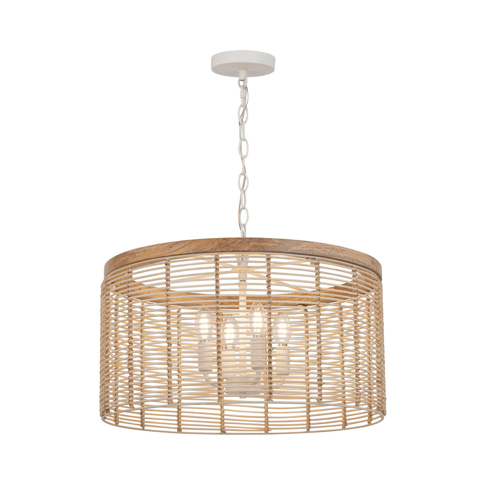 Vannerie Pendant Light (4-Light).