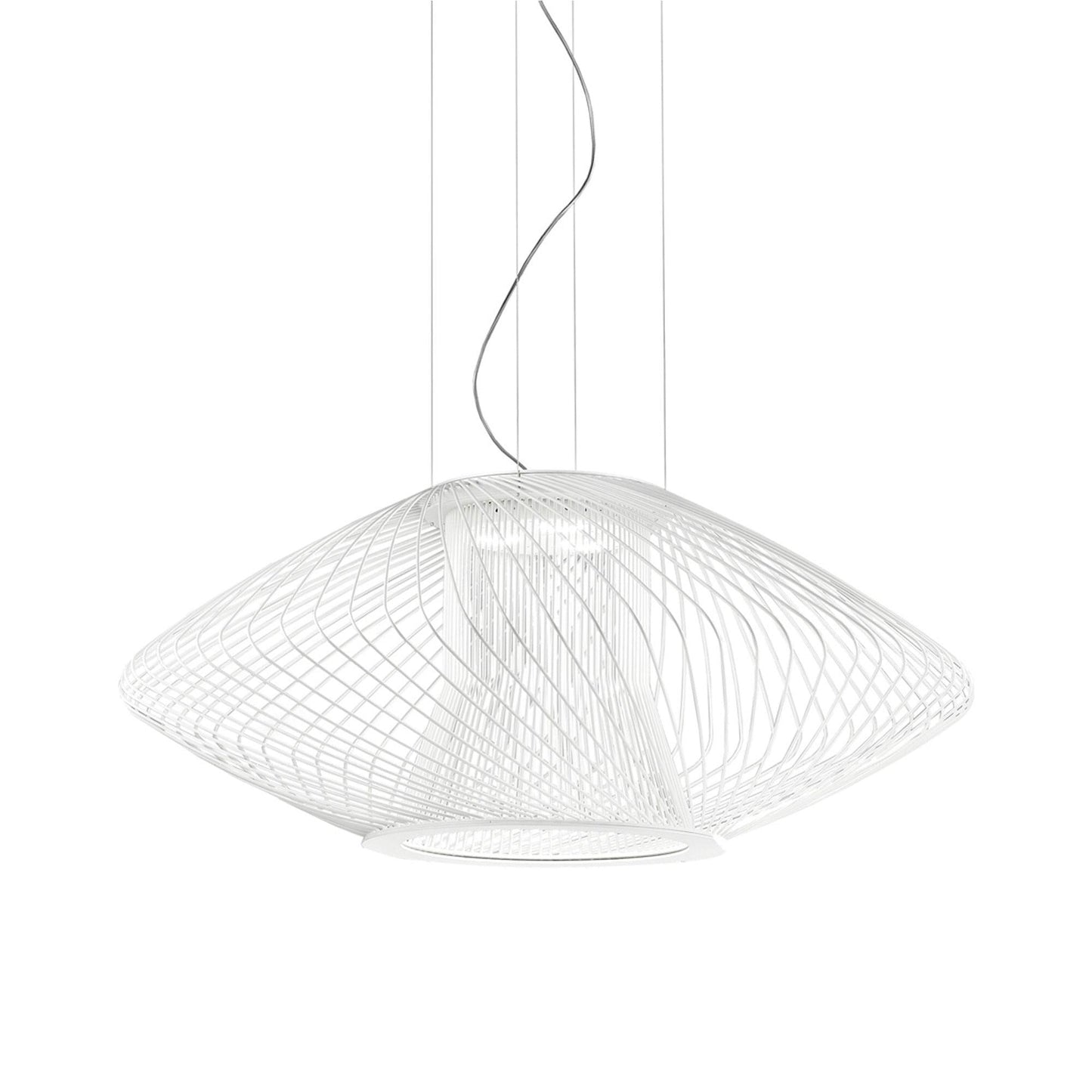 Impossible A Pendant Light in Matte White (Large).