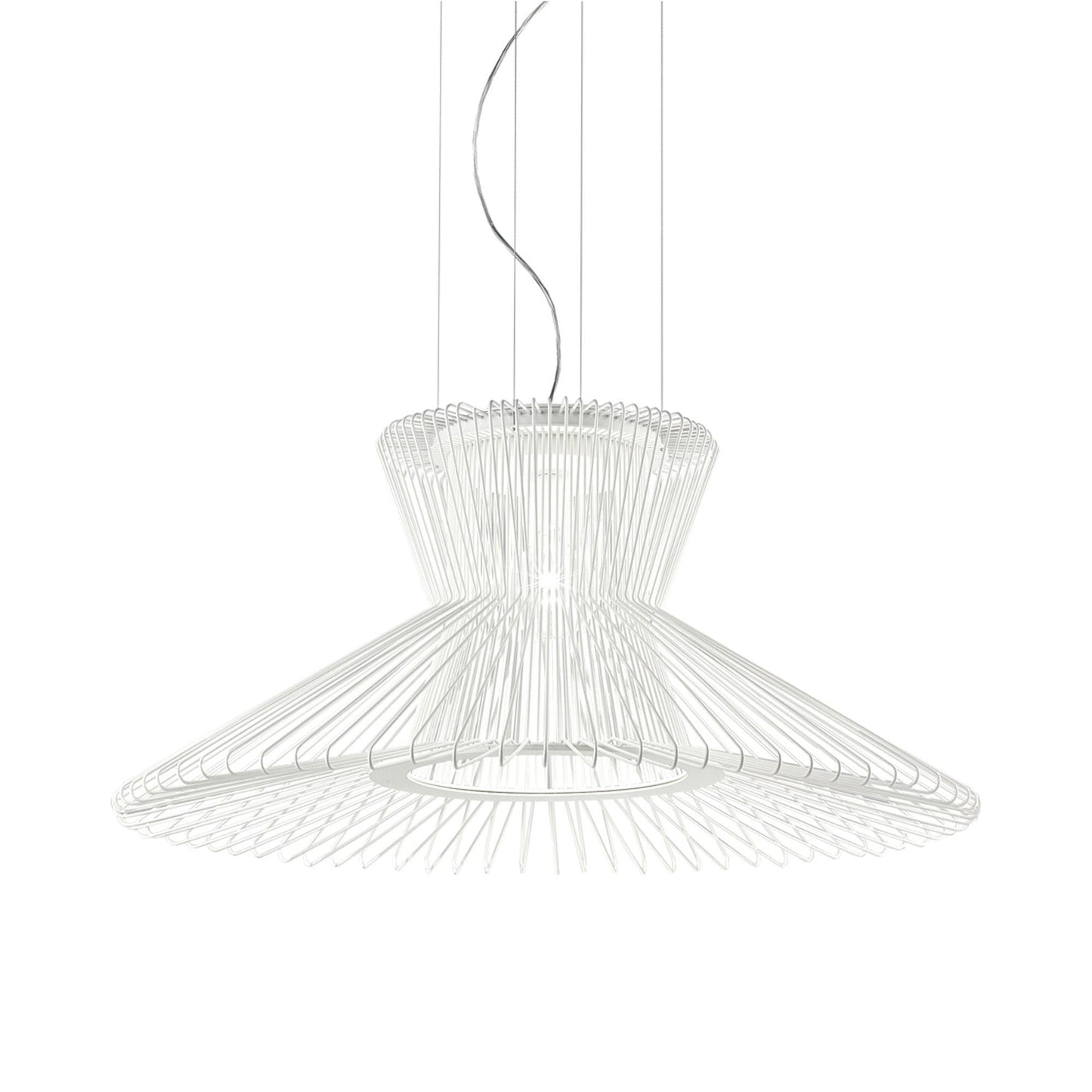Impossible B Pendant Light in Matte White (Large).