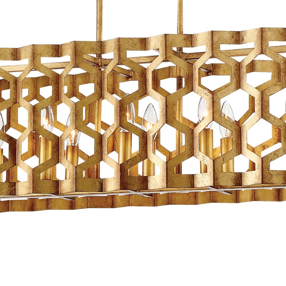 Coronade Linear Pendant Light in Detail.