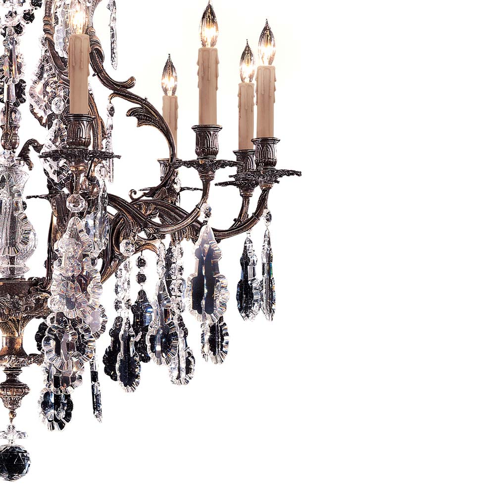 Crystal Chandelier in Detail.