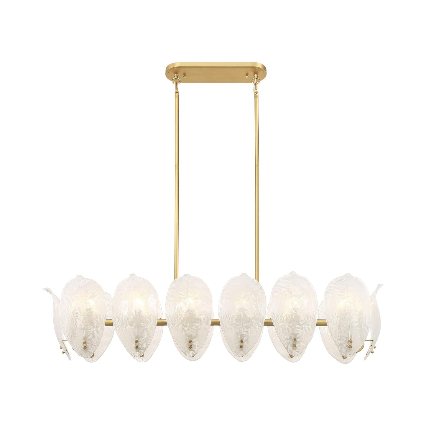 Orchid Linear Pendant Light (White).