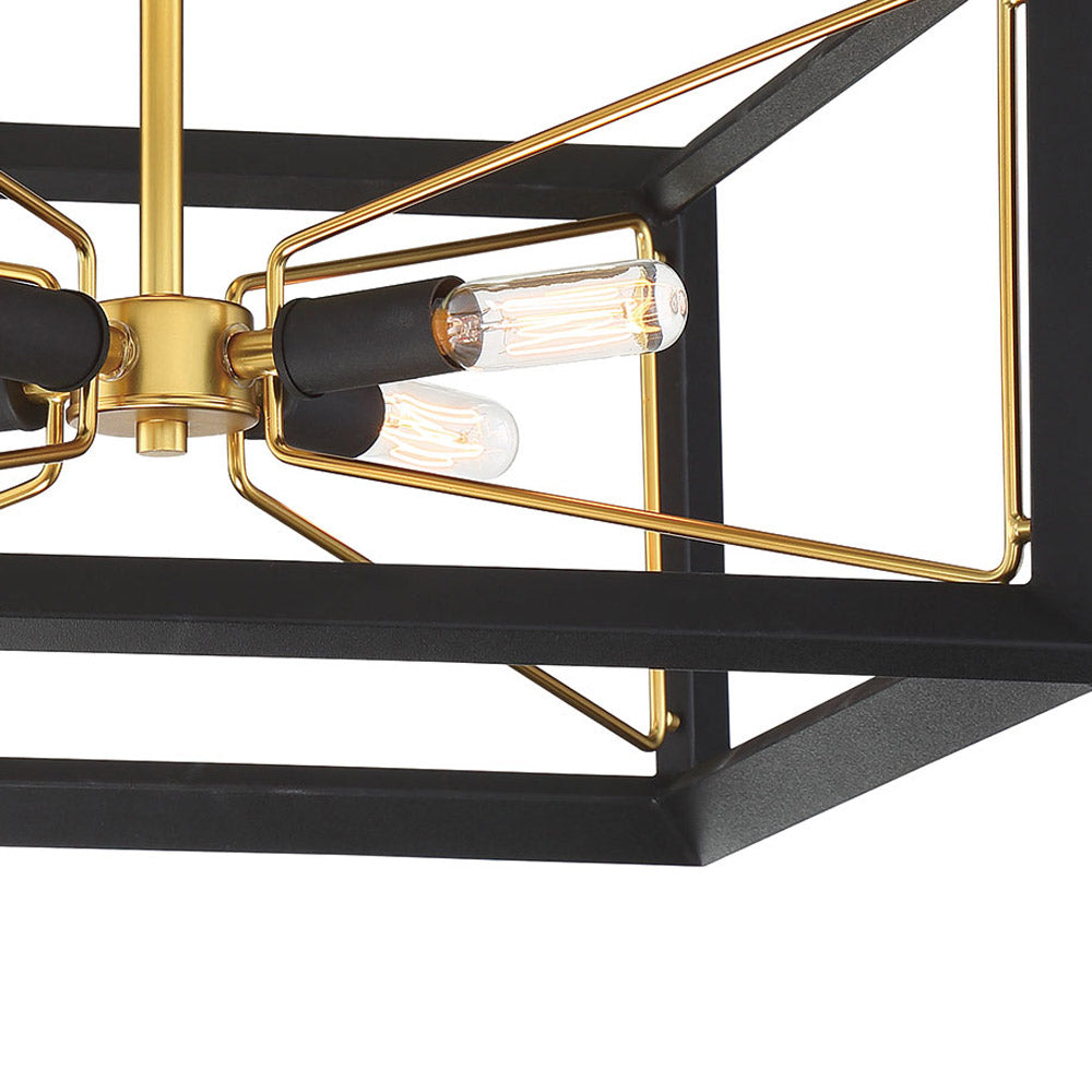 Sable Point Semi Flush Mount Ceiling Light in Detail.