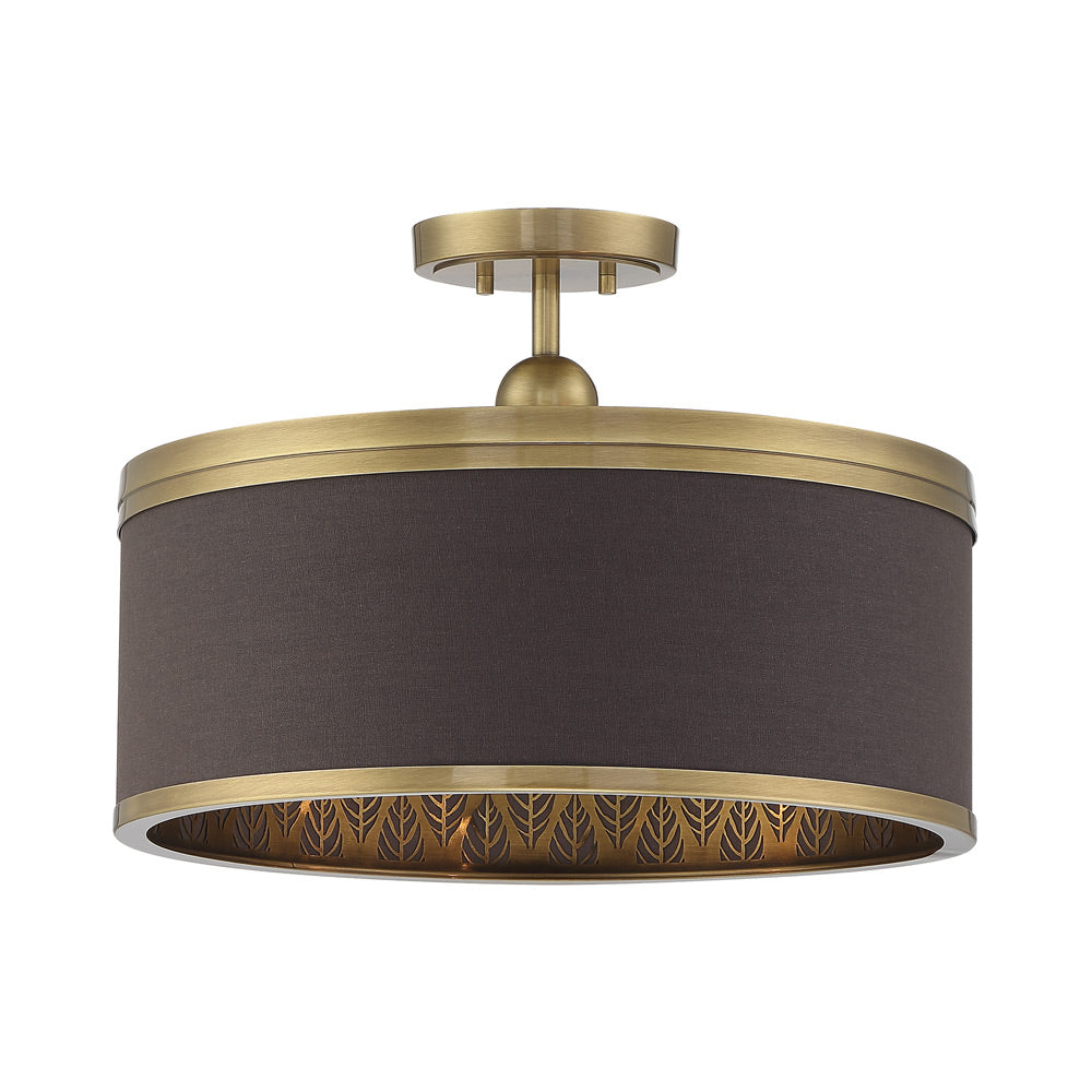 Splendour Semi Flush Mount Ceiling Light – City Lights SF