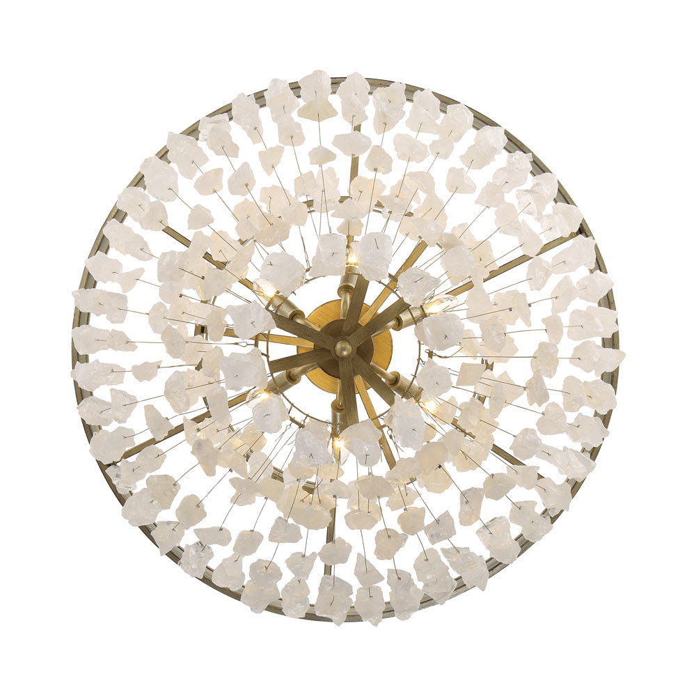 Stonybrook Flush Mount Ceiling Light in Detail.