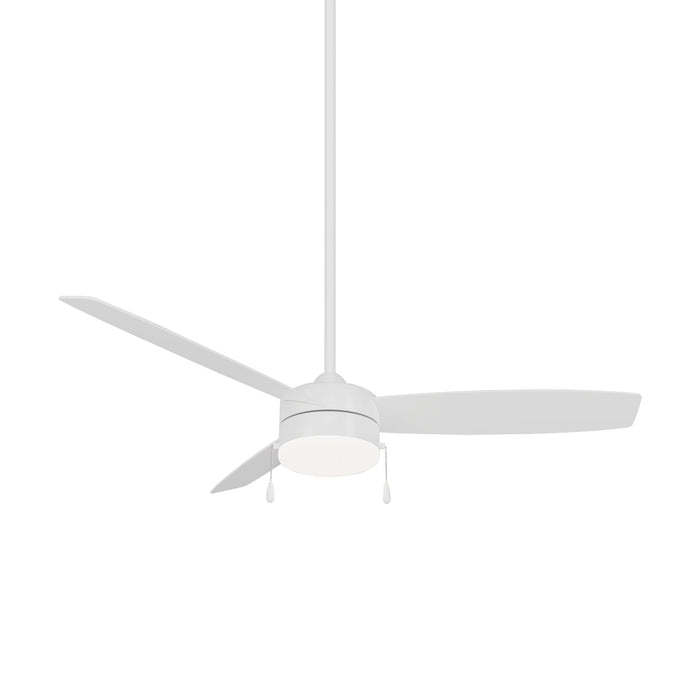 Airetor III LED Ceiling Fan in Flat White.