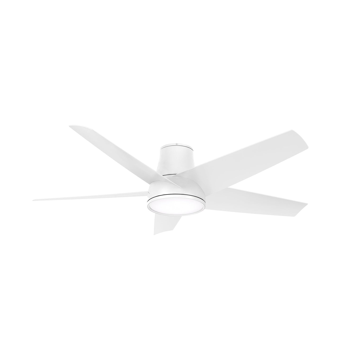 Chubby II Outdoor LED Smart Ceiling Fan in Flat White.