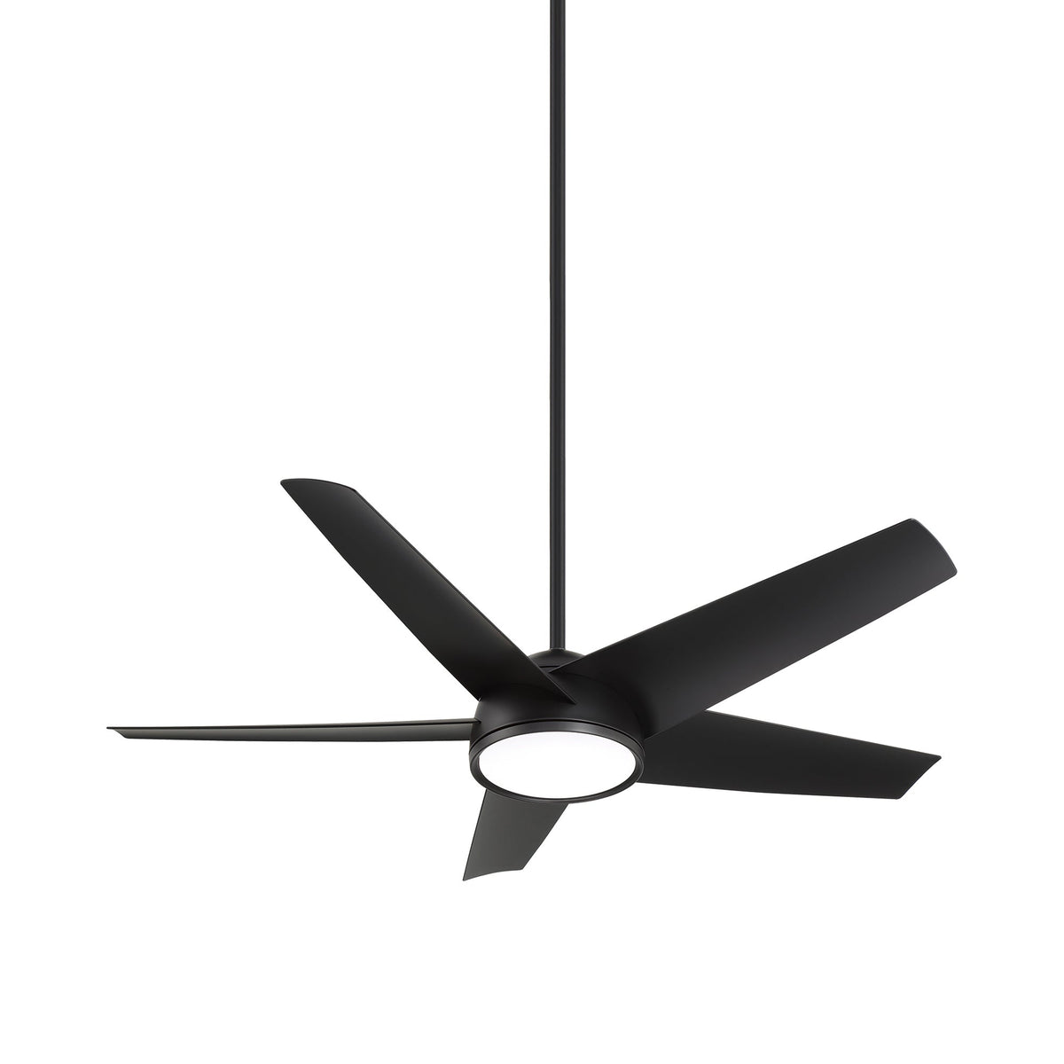 Chubby Outdoor LED Smart Ceiling Fan in Coal.