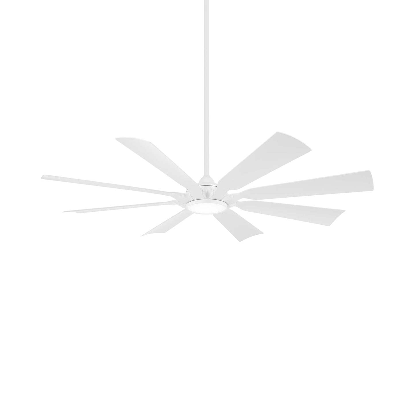 Future Outdoor LED Ceiling Fan in Flat White/Flat White.