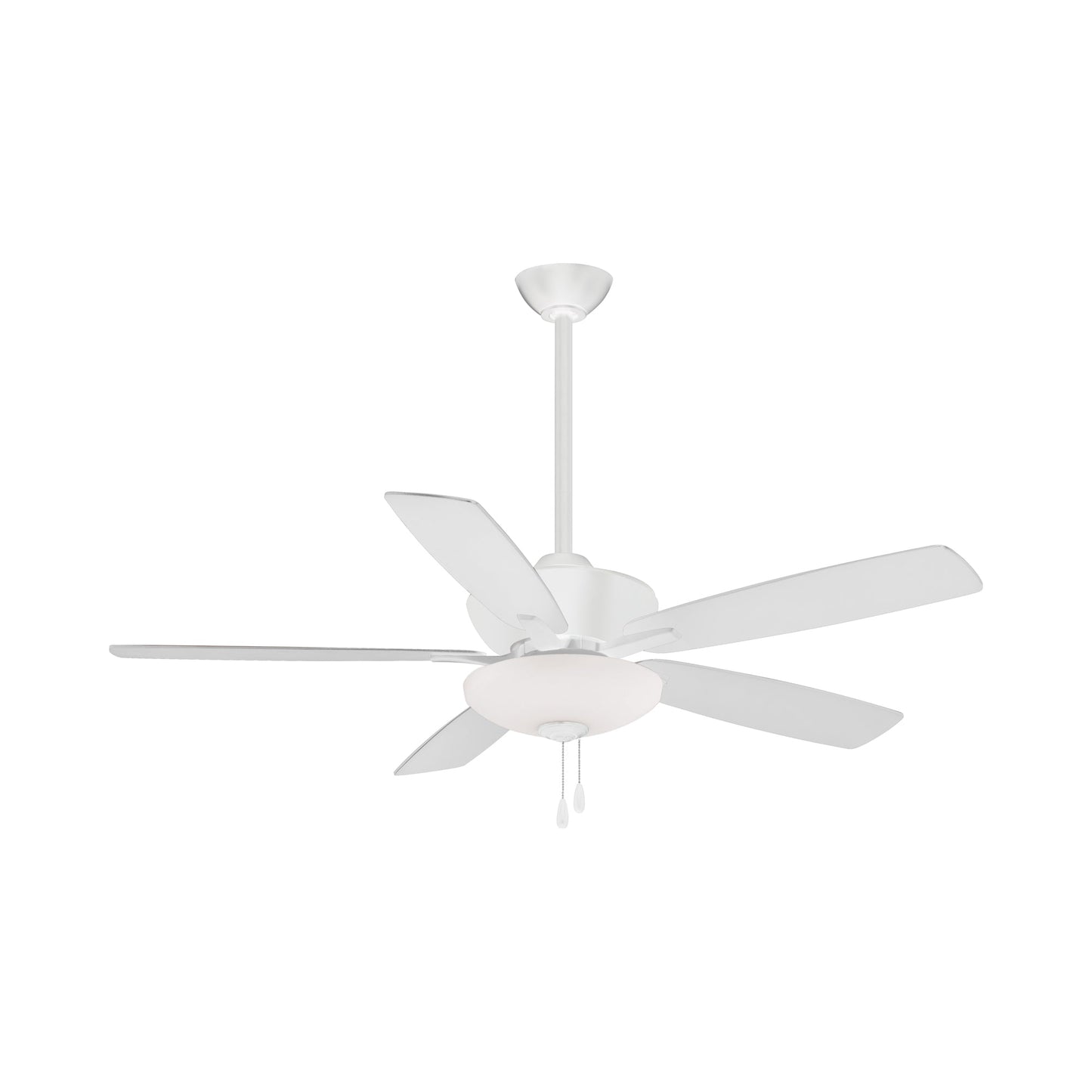 Minute LED Ceiling Fan in Flat White.