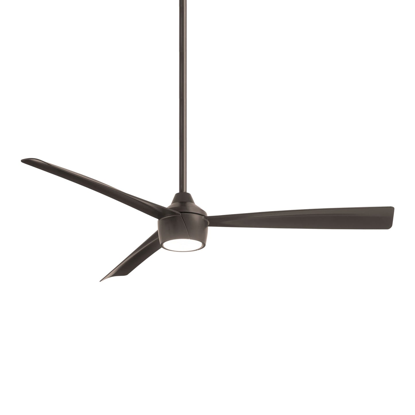 Skinnie Outdoor LED Ceiling Fan in Oil Rubbed Bronze (56-Inch).