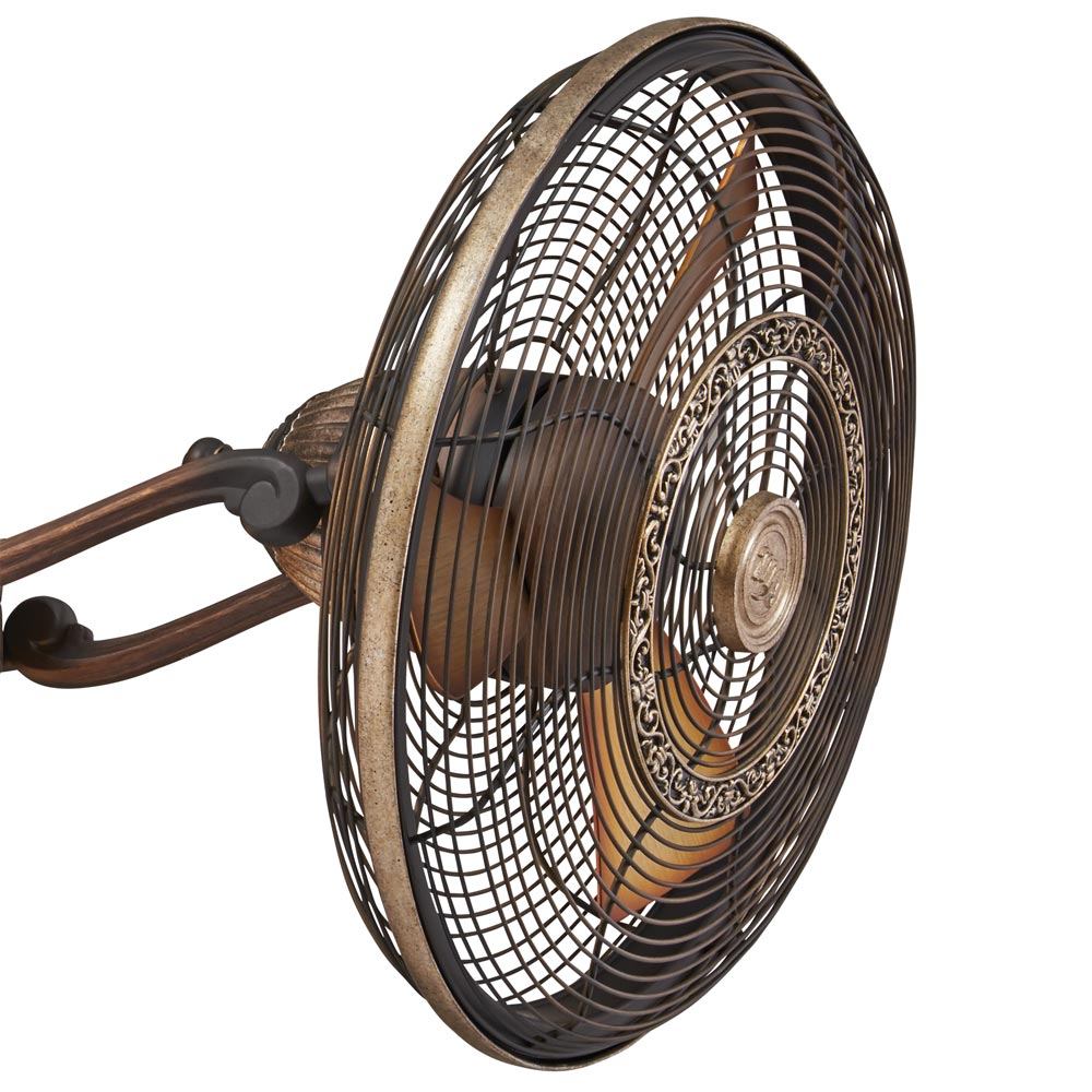 Traditional Gyro LED Ceiling Fan in Detail.