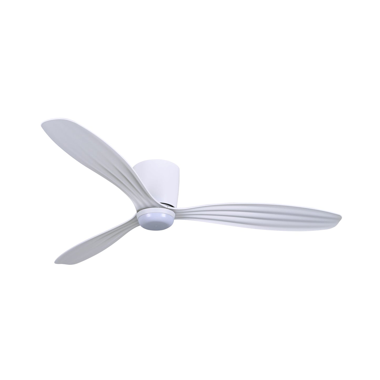 Ventiara Outdoor LED Ceiling Fan in Flat White (52-Inch).