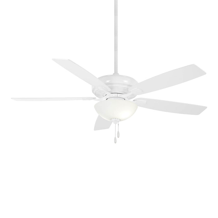 Watt II LED Ceiling Fan in White.