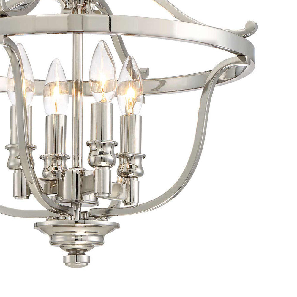 Audrey’s Point Semi Flush Mount Ceiling Light in Detail.