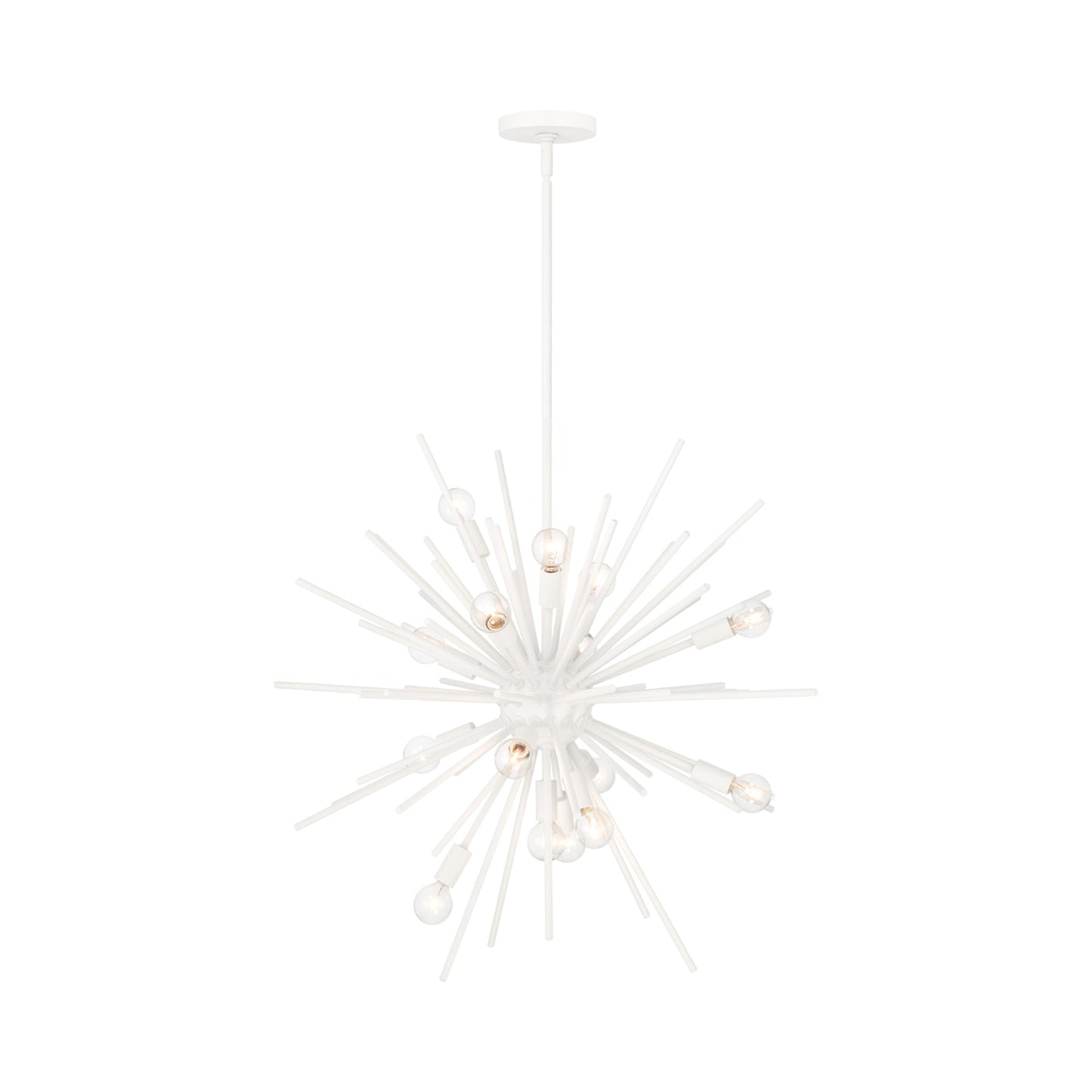 Bessel Pendant Light in Sand White.