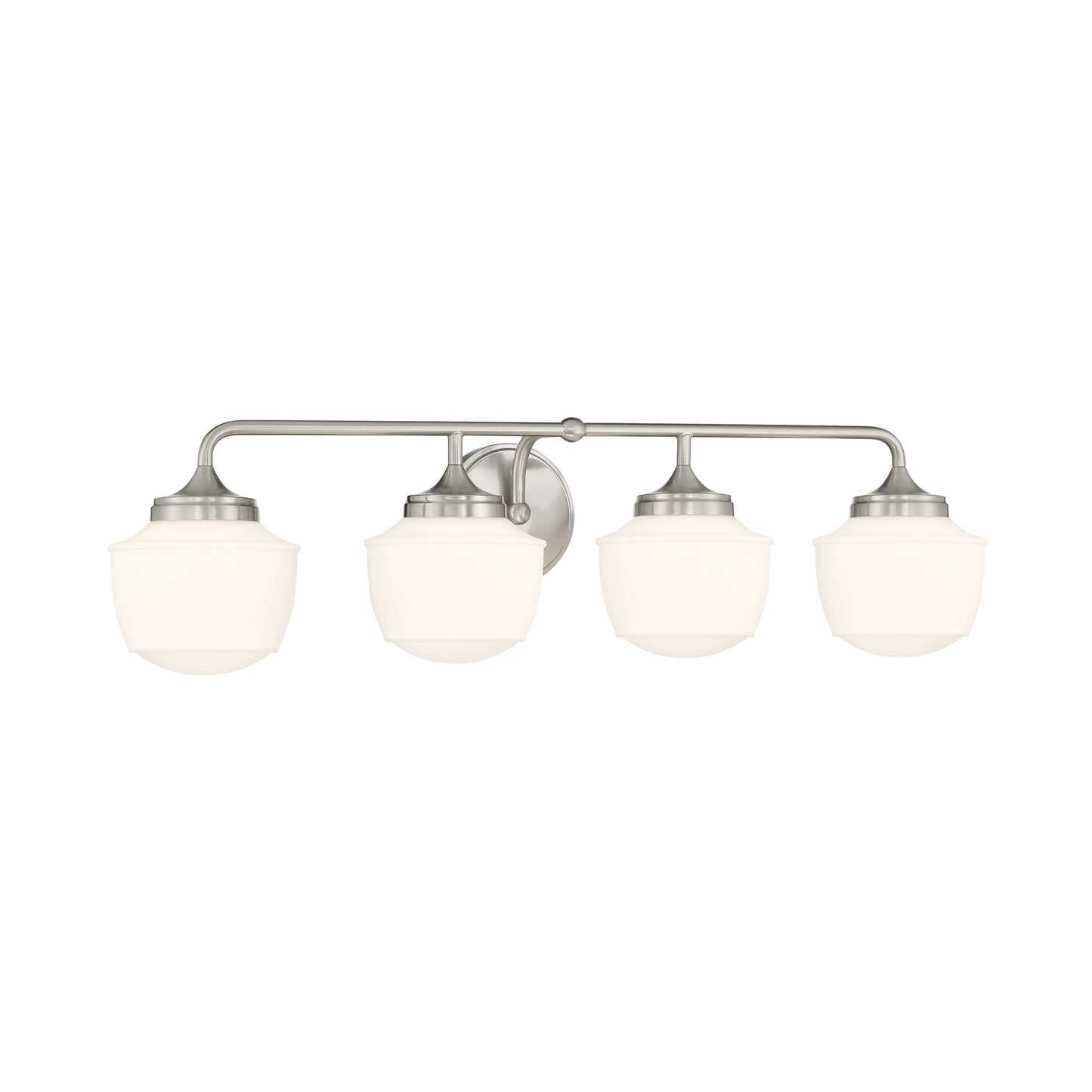 Cornwell Bath Vanity Light in Brushed Nickel (4-Light).