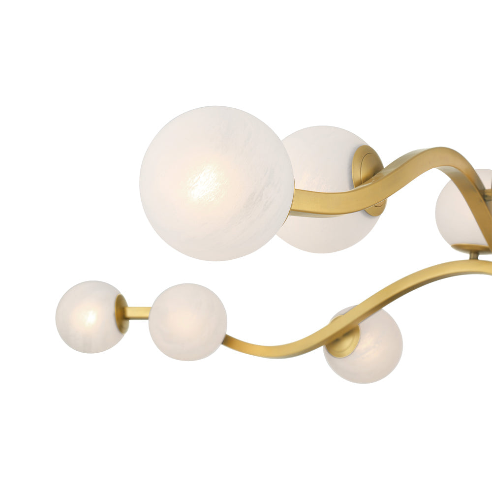 Curven 3749 Chandelier in Detail.