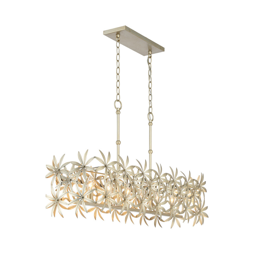 Flower Child Linear Pendant Light in Detail.