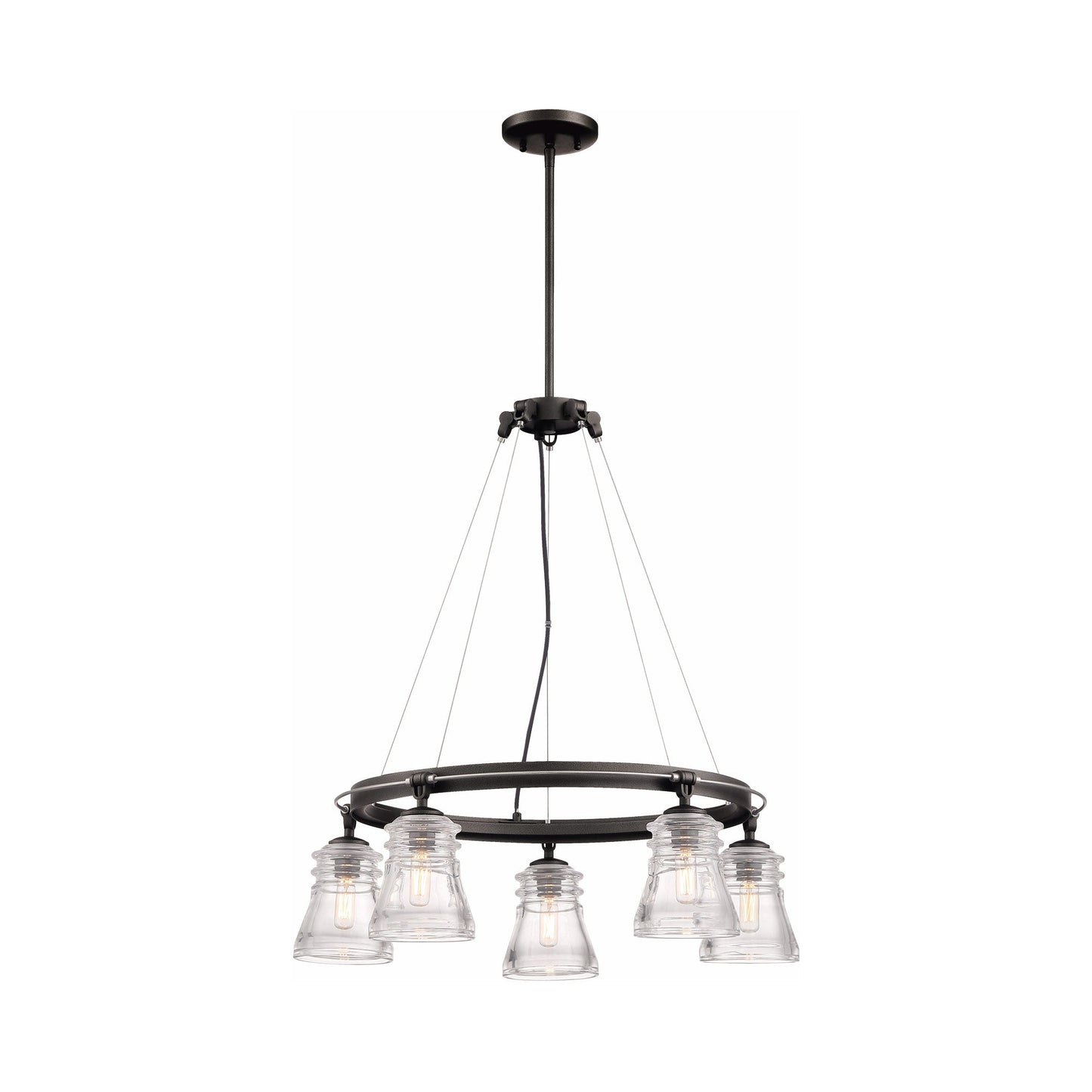 Graham Avenue Chandelier (5-Light).