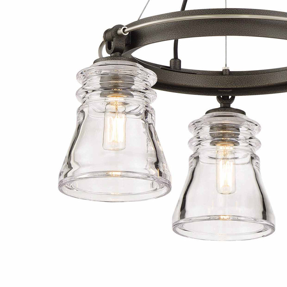 Graham Avenue Semi Flush Mount Ceiling Light in Detail.