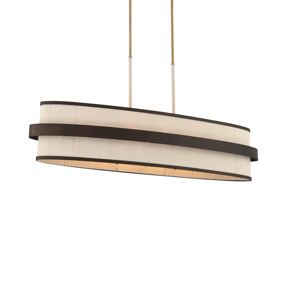 Harbor Wrap Linear Pendant Light in Detail.