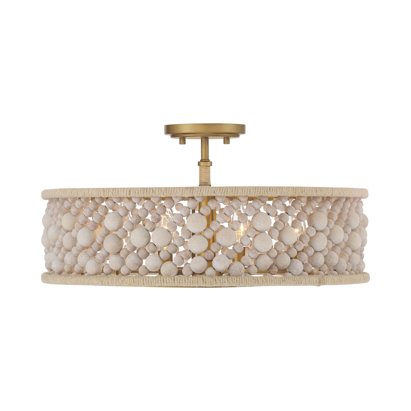 Horsmore Semi Flush Mount Ceiling Light in Detail.