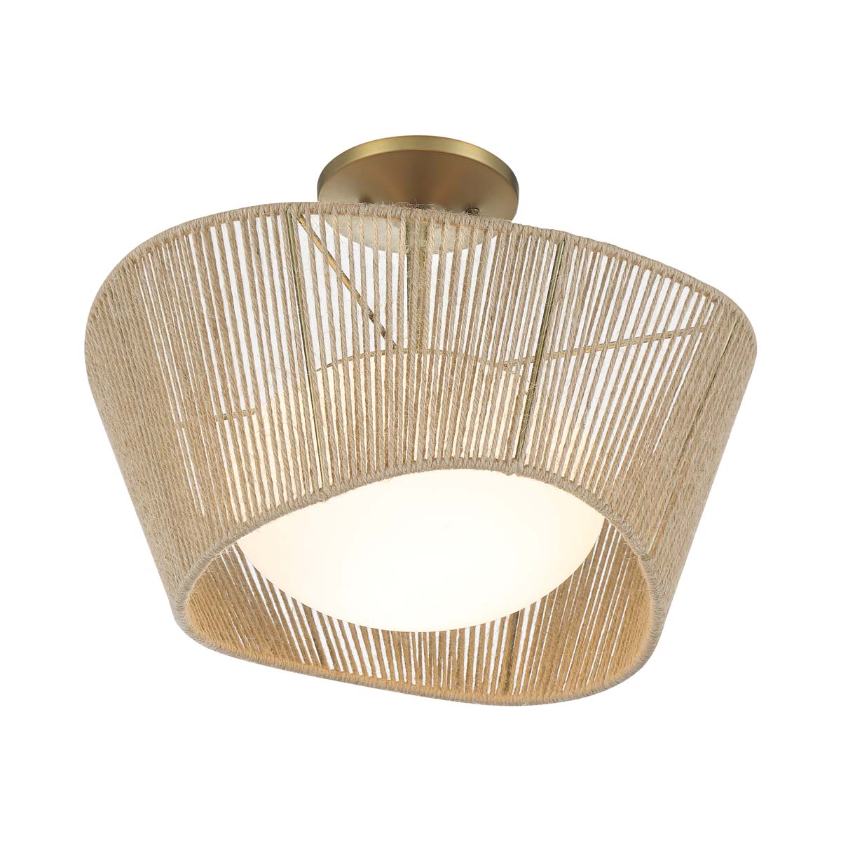 Key Largo Semi Flush Mount Ceiling Light in Detail.