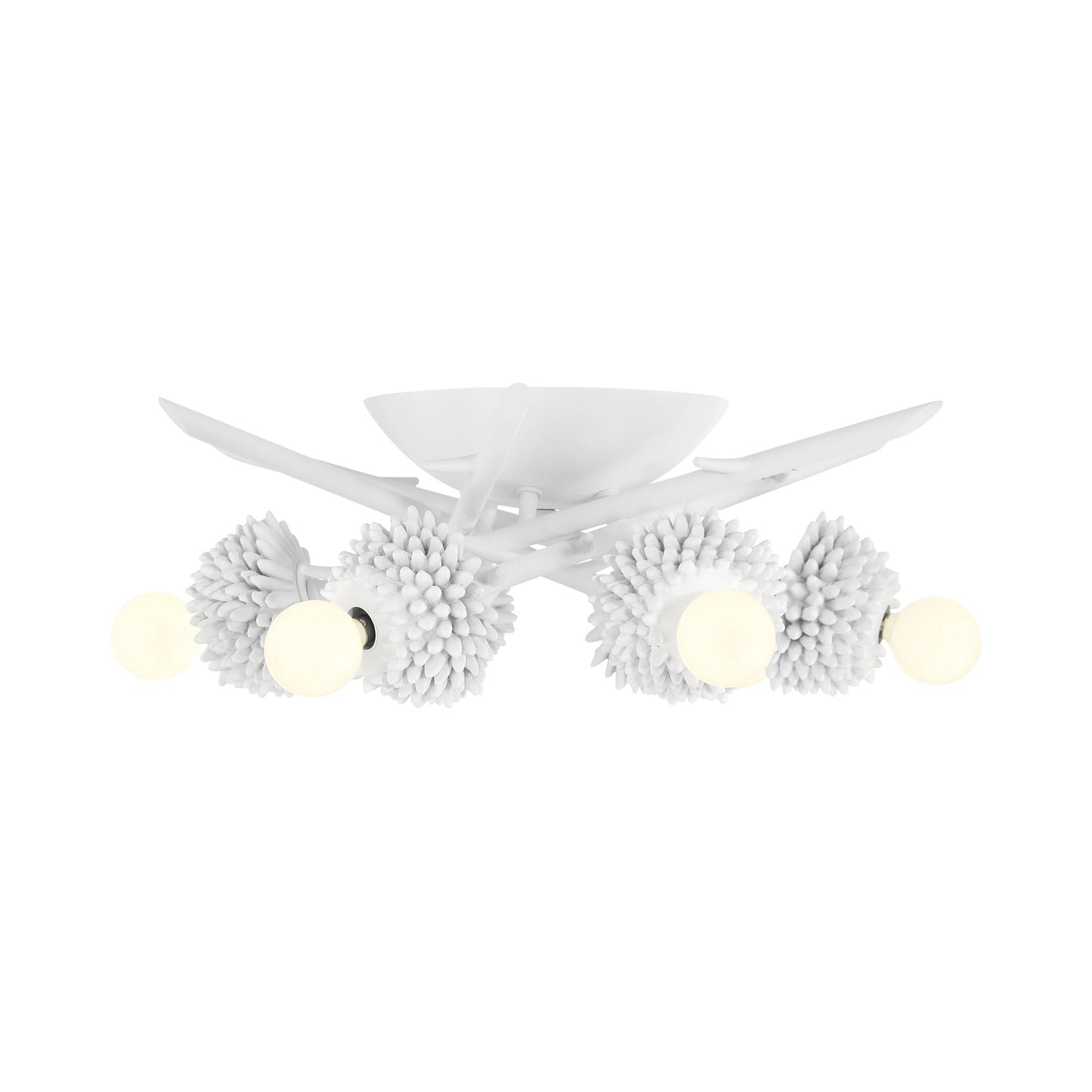 North Fork Flush Mount Ceiling Light in Detail.