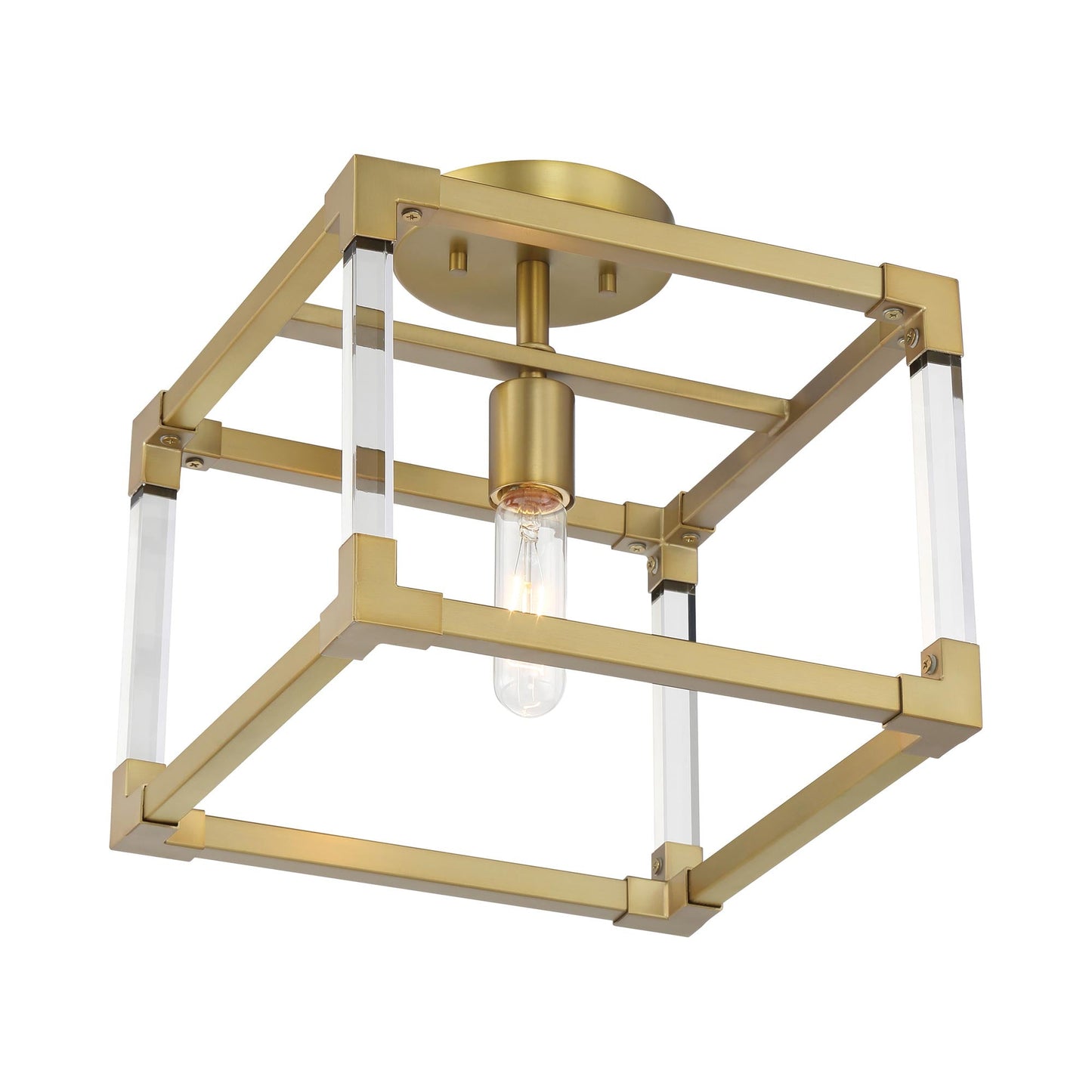 Oro District Semi Flush Mount Ceiling Light in Detail.