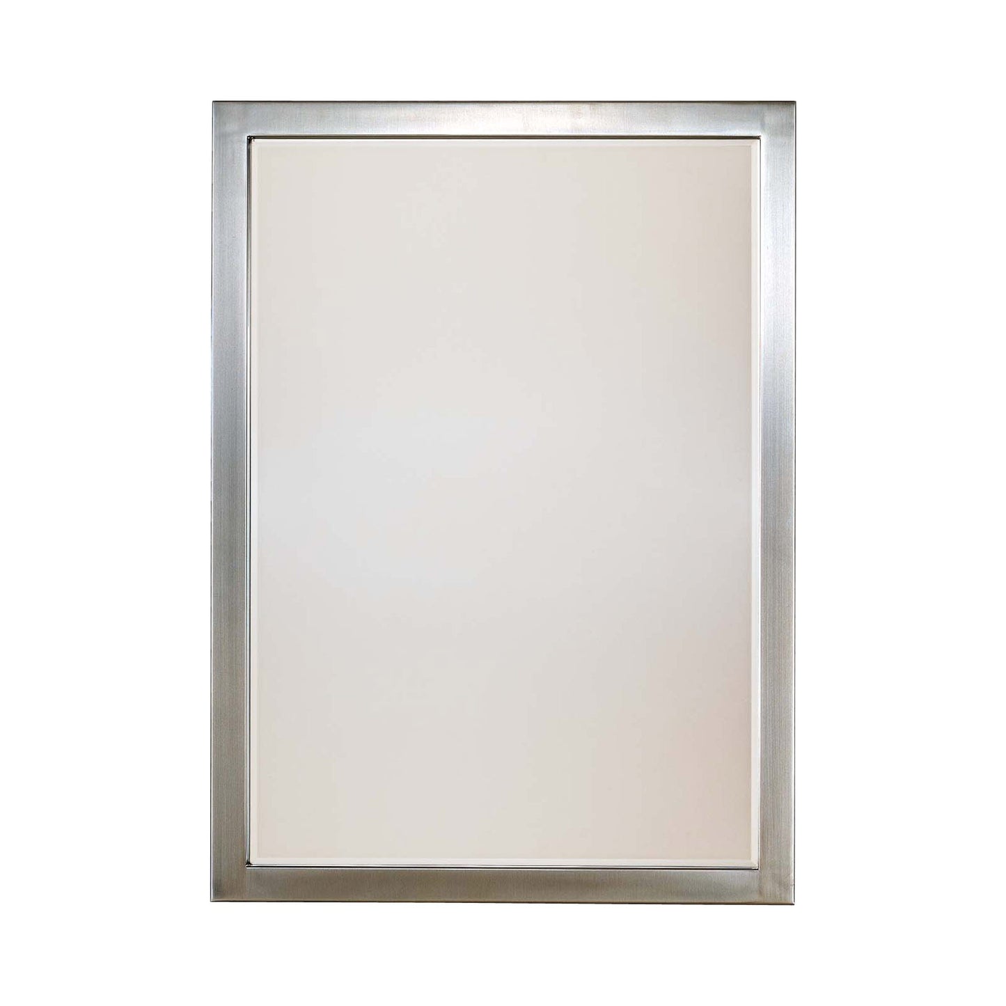 Paradox™ Wall Mirror in Brushed Nickel.