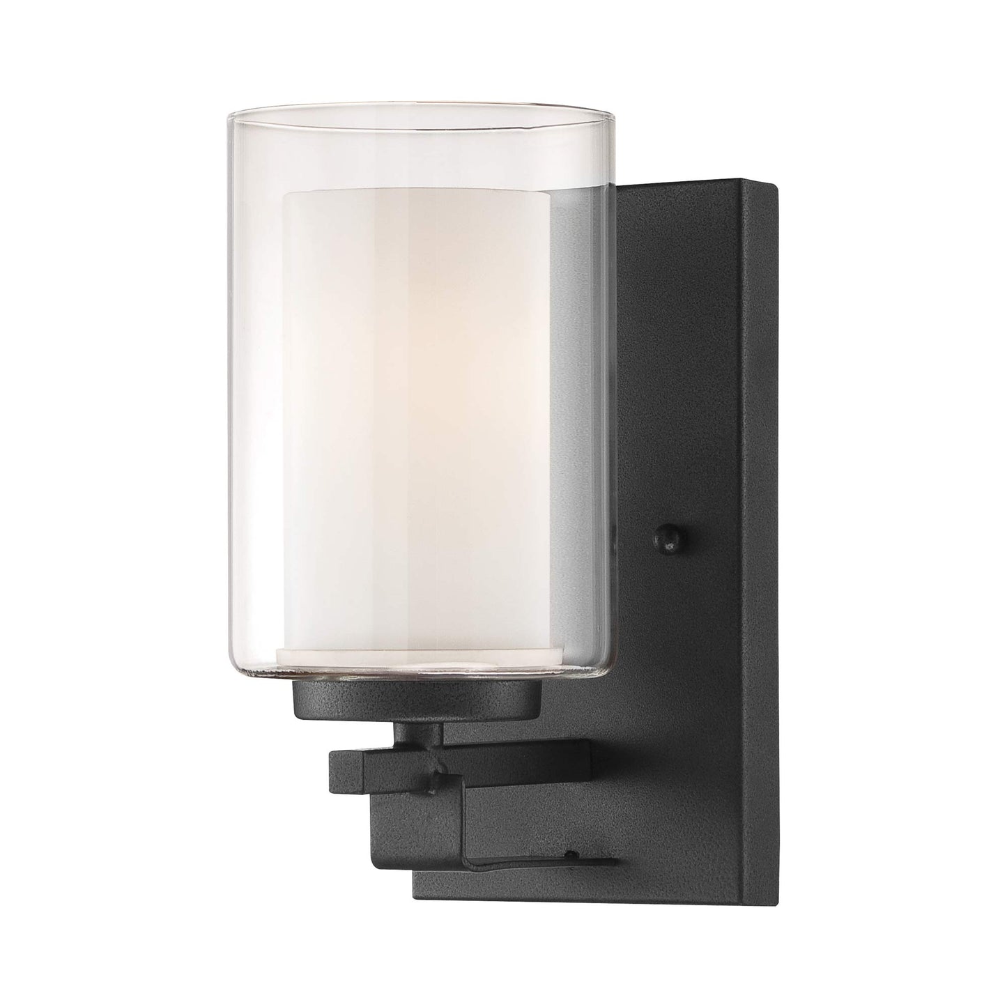 Parsons Studio Bath Wall Light in Sand Coal (1-Light).