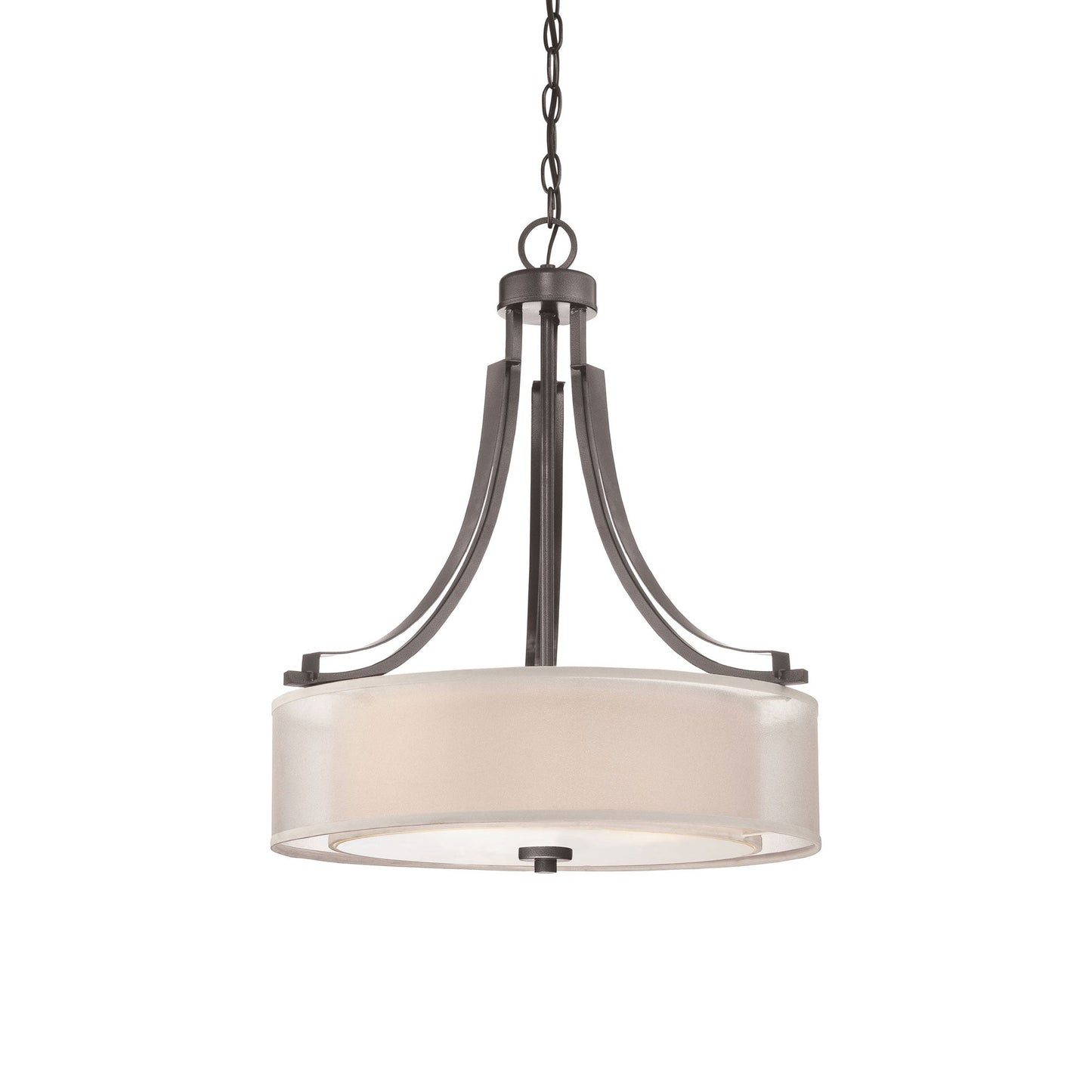 Parsons Studio Pendant Light in Smoked Iron.