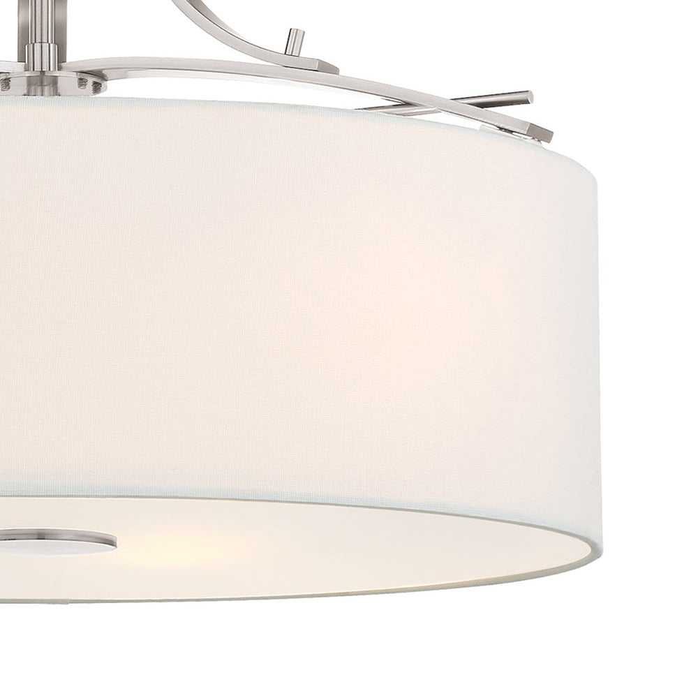 Poleis Semi Flush Mount Ceiling Light in Detail.