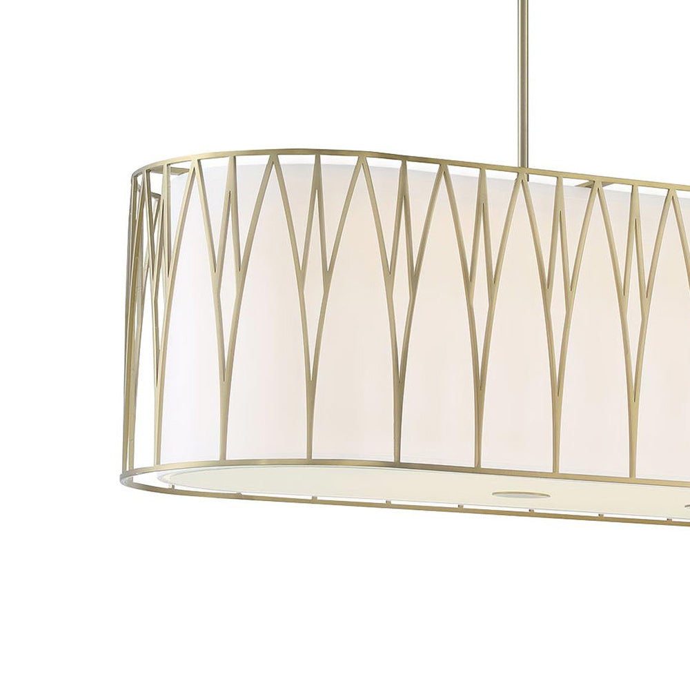 Regal Terrace LED Linear Pendant Light in Detail.