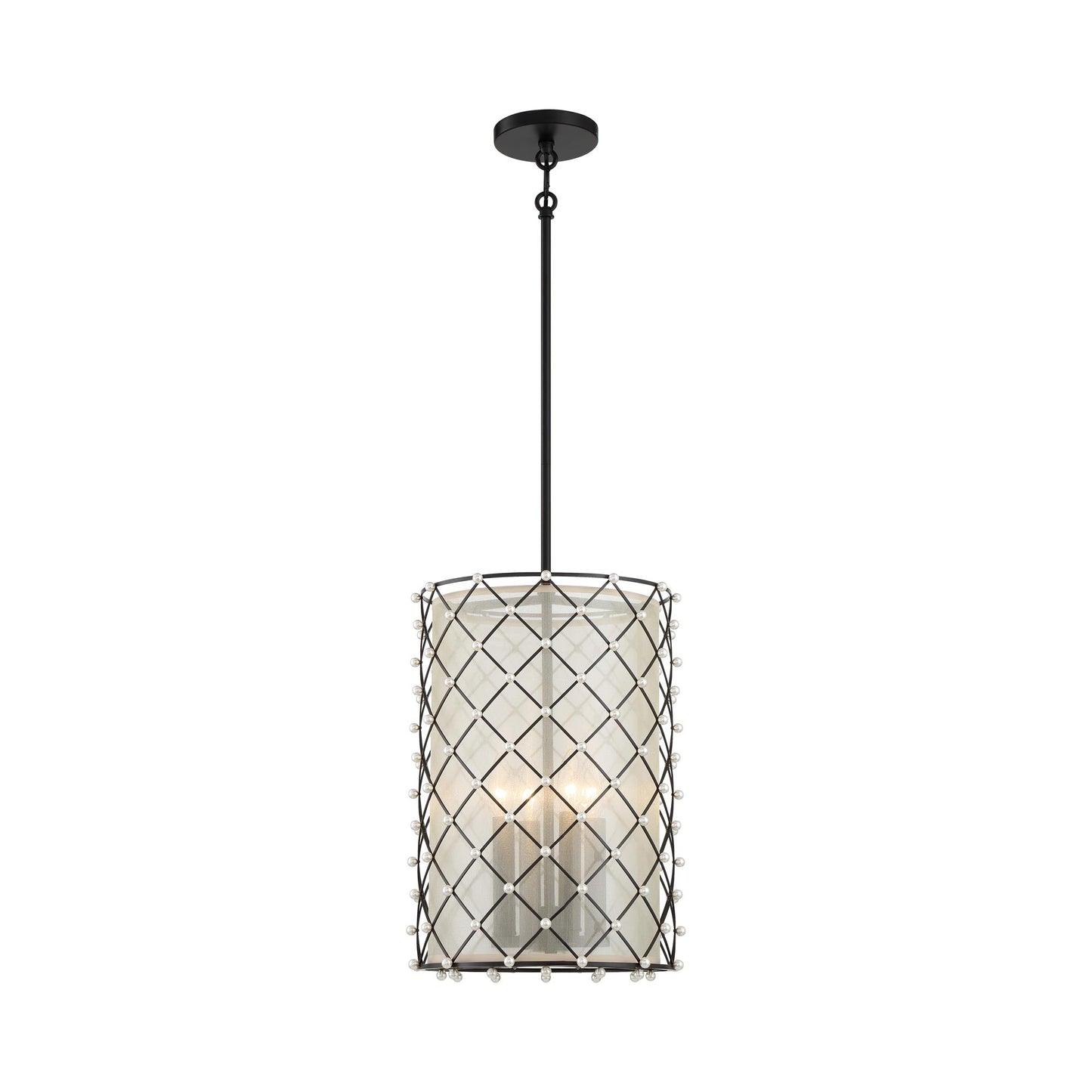 Sheer Elegance Pendant Light (4-Light).