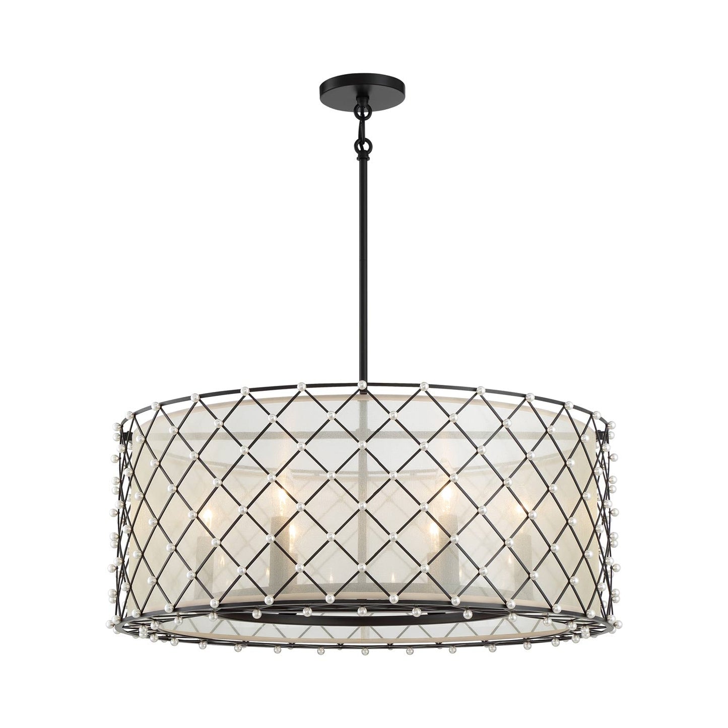 Sheer Elegance Pendant Light (6-Light).
